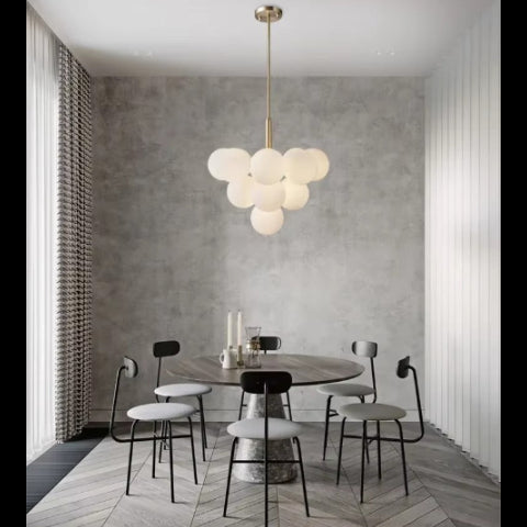 Suspension luminaire design living room