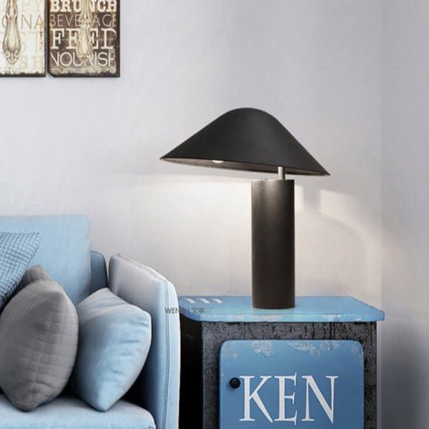 lampe champignon noire