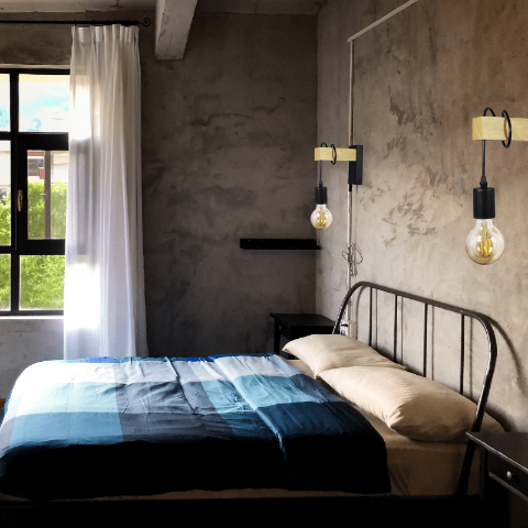 Applique murale bois | Livio noir