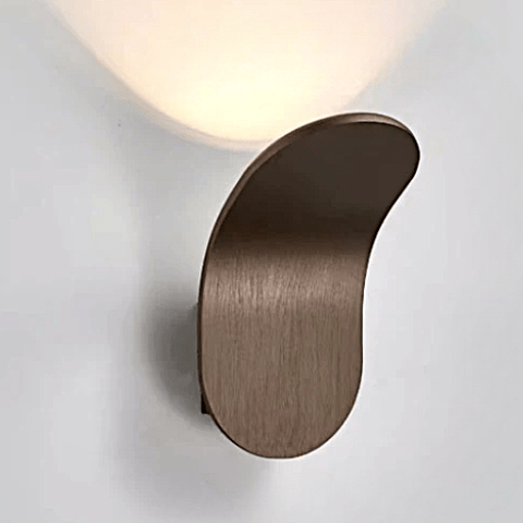 applique murale bois foncé