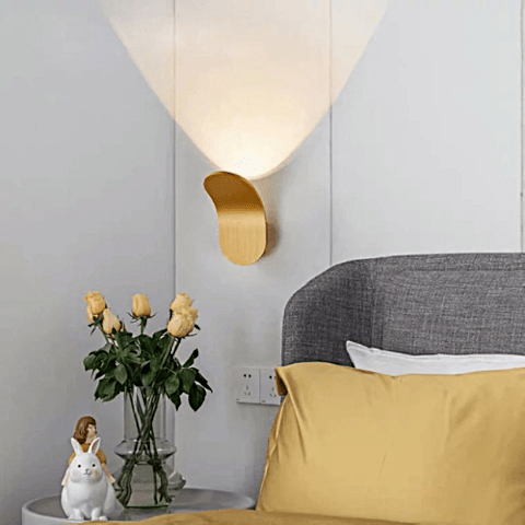 APPLIQUE MURALE BOIS | Ovale - Lumière de Léora