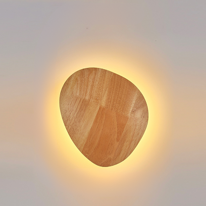 applique murale bois oval epetit