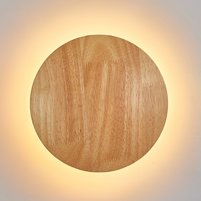 applique murale bois rond Large