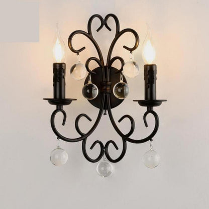 applique murale chandelier 2 lumières