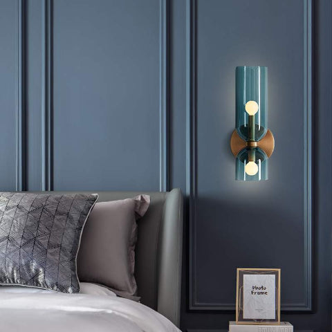 applique murale design blue