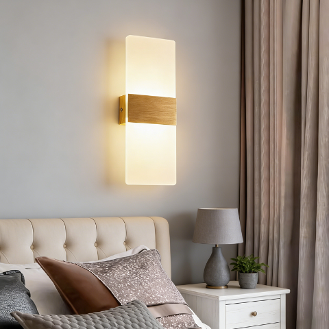 Applique murale design structurée — Lumen Frame