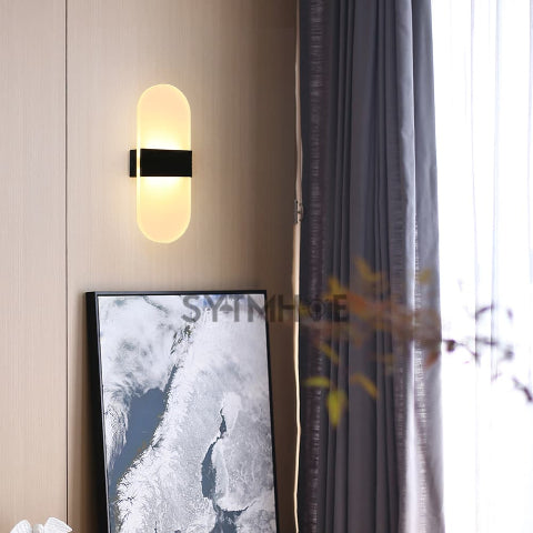 applique murale design couleur noir profond