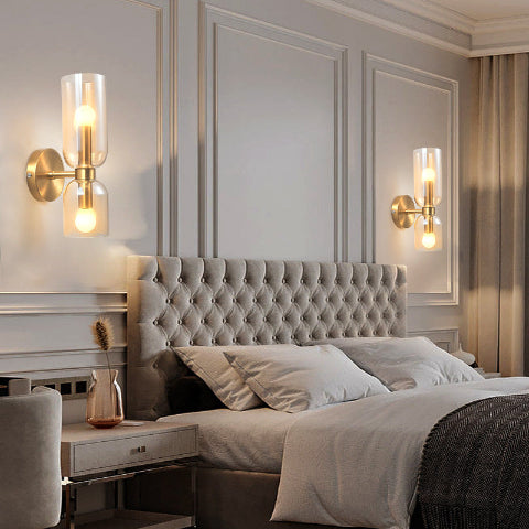 Applique murale design double cylindre — LUMEN DUO