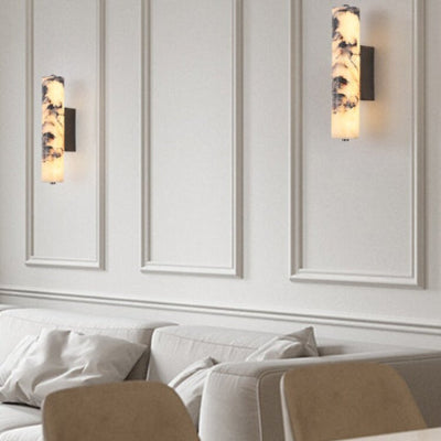 Applique murale design en marbre noir - Elya Ombre