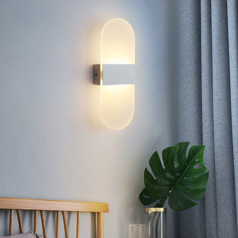 applique murale design finition argent