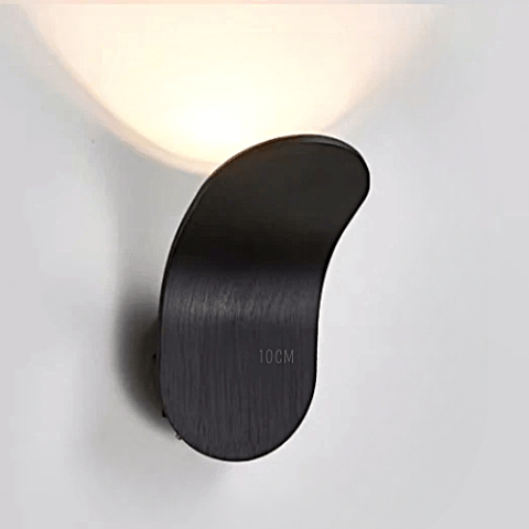 applique-murale-design noir ovale