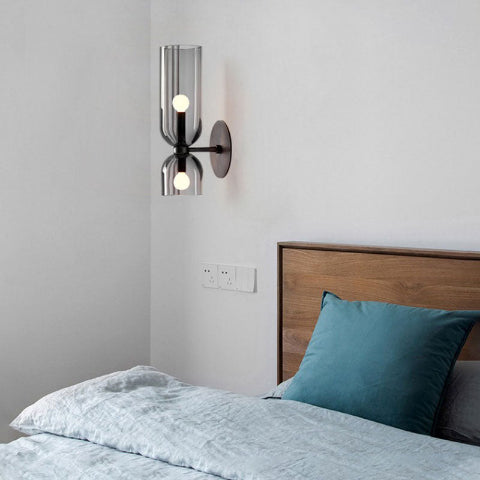 applique murale design smoky lampe de chevet