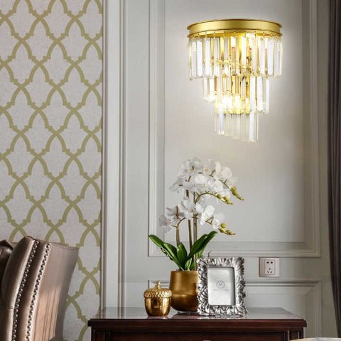 applique-murale-doree-décoration-mur