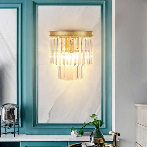 Applique murale dorée | Queen