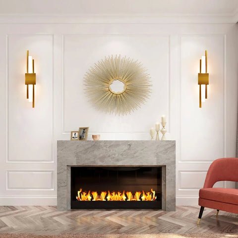 applique murale doree xylo coin cheminee