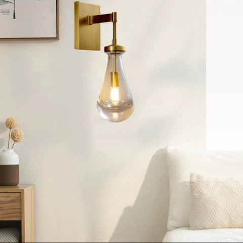 Applique murale en verre | Goutte