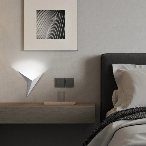 Applique murale led blanche dans la chambre