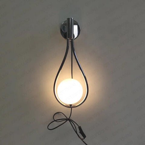 applique murale noir avec plug