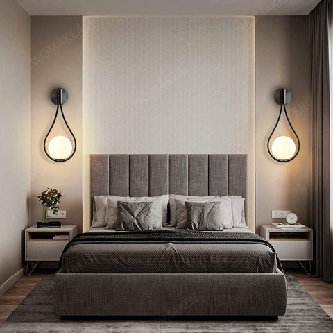 APPLIQUE MURALE NOIRE | Laperla - Lumière de Léora