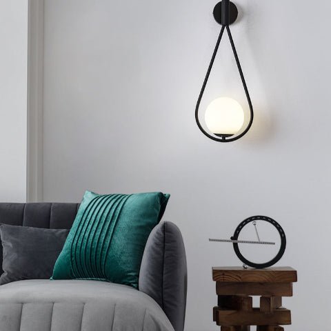 APPLIQUE MURALE NOIRE | Laperla - Lumière de Léora