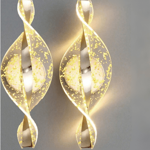 applique murale originale MOTIF paillettes lot de 2