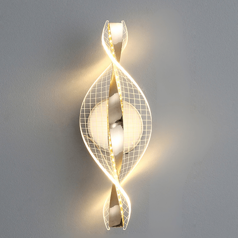 applique murale originale torsade motif carre