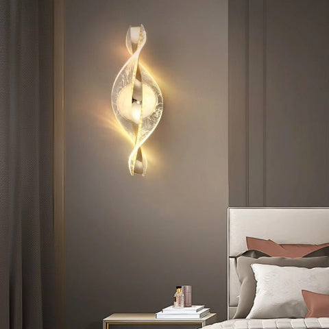 applique murale originale torsade position verticale