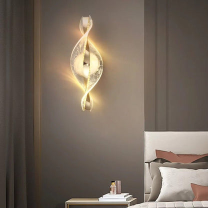 applique murale originale torsade position verticale
