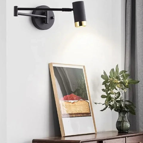 Liseuse murale Halo - Noir profond