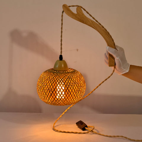 applique murale rotin