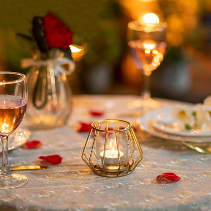 bougeoir doré table