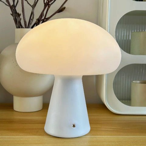 lampe champignon blance