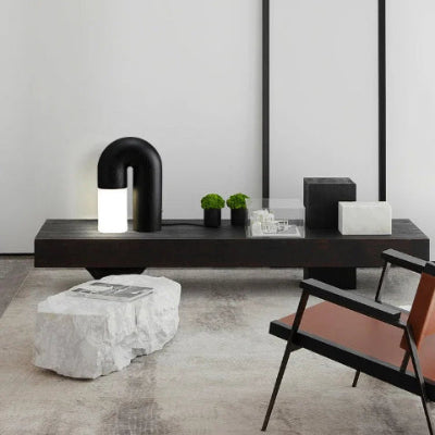 lampe a poser designnoir salon