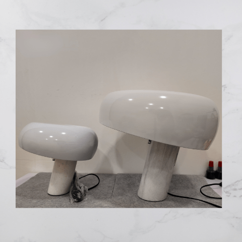 lampe champignon couleur blanche