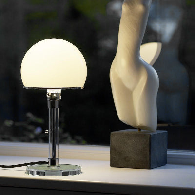 lampe champignon blanche
