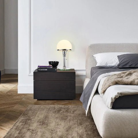 lampe champignon blanche ambiance cosy