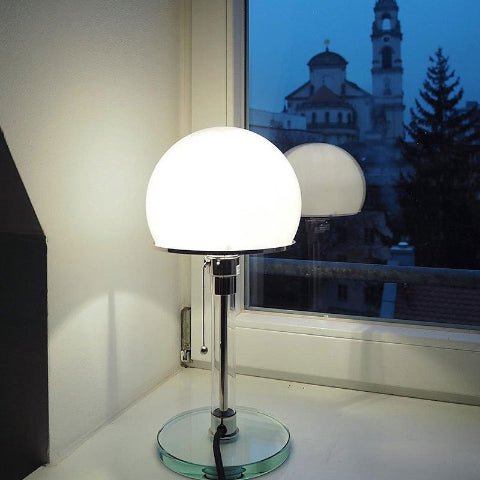 lampe champignon blanche