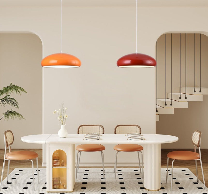 Lampe champignon orange | Soléa