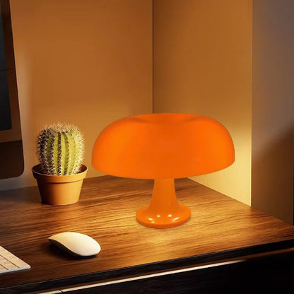 lampe-champignon-orange-bureau