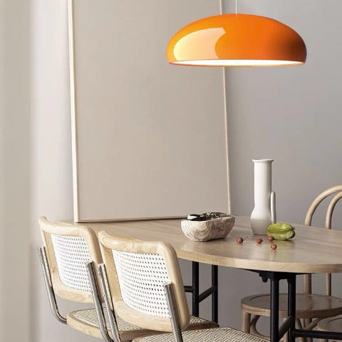 lamape champignon orange style rétro