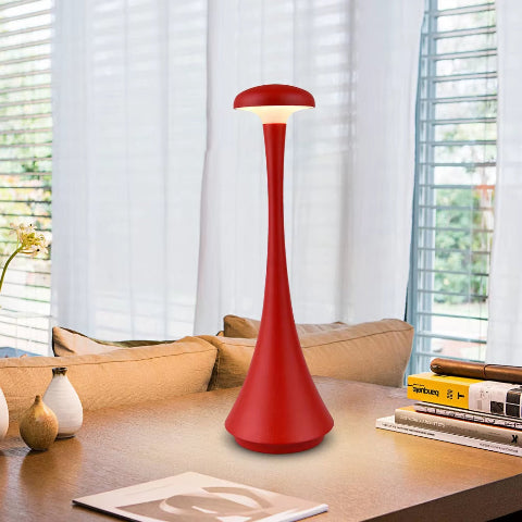 lampe-champignon rouge