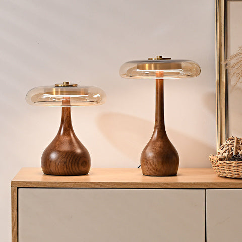 lampe champignon deux styles
