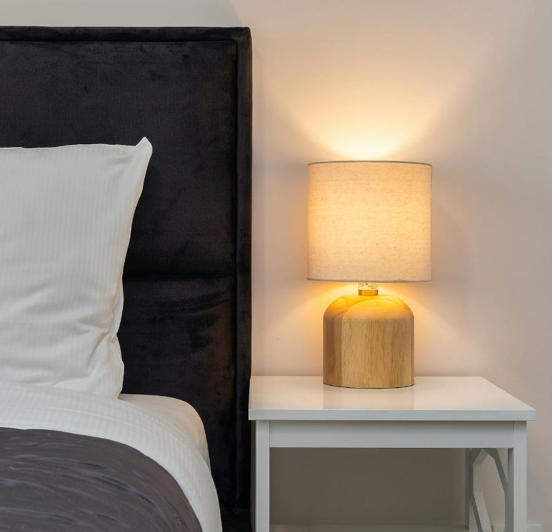 lampe de chevet bois
