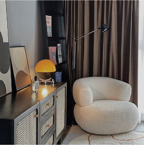 Lampe champignon italienne en verre Giulia