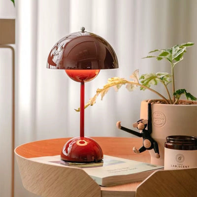 lampe de chevet rouge