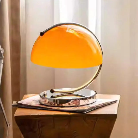 lampe de chevet champignon sur console