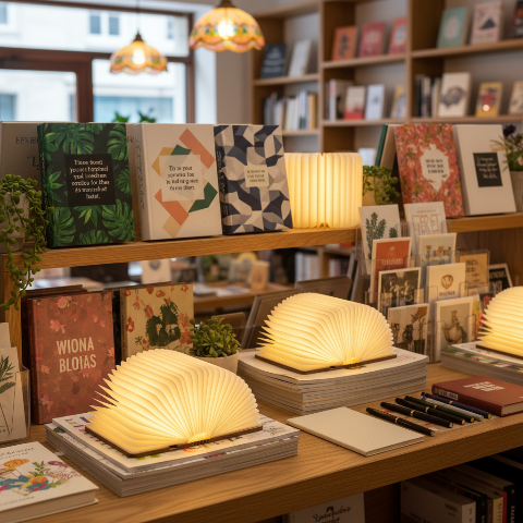 lampe de chevet en bois bibliotheque