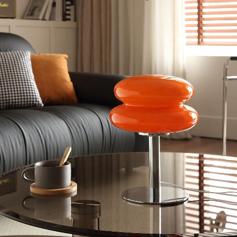 lampe orange decoration salon