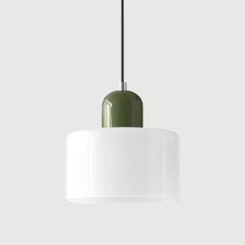lampe suspendue blanc vert