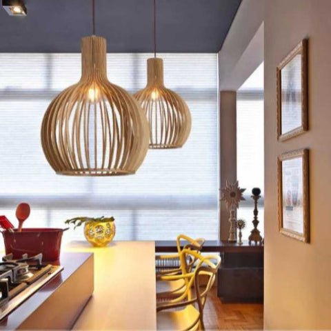 LAMPE SUSPENDUE| Cage - Lumière de Léora